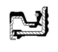 Sello del cubo de la rueda FPM (fluor -.caucho) /NBR (nitril butadieno caucho)