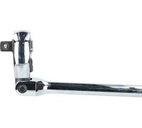 BRILLIANT TOOLS BT022993 Carraca reversible telescópica de 1/2" con cabezal flexible [Powered by KS TOOLS]