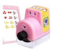 Sello digital de rodillos - 6x3x4,5 centímetros, equipo de cálculo giratorio inteligente, equipo lógico para números primarios | Regalo de vacaciones interacción infantil supervisor de crecimiento