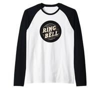 Sello Divertido Ring The Bell Camiseta Manga Raglan