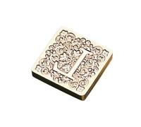 Sello encerado con cabeza de latón con letras inglesas para álbumes de recortes, invitaciones, decoración, sello de cera