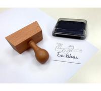 Sello exlibris con mango. El Principito
