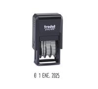 Sello Fechador Trodat Printy 4810, meses español abreviados, altura fecha 3,8 mm, entintaje automático, tinta negra