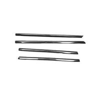 Sello Goma Puerta 80821-8H300 Para Nissan Para X-trail T30 2001-2005 2006 4 Piezas Negro Exterior Sello De Goma Para Ventana Tira Meteorológica De Vidrio