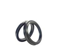 Sello hidráulico Radial de prevención de polvo tipo NBR LBH, junta de anillo de sellado de vástago de pistón de eje de caucho de nitrilo IDxODxTHK(60x68x6.5(2pcs))