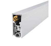 Sello inferior de puerta automática oculto aluminio | Blanco plateado, varios tamaños, escenario de uso: hotel, dormitorio, estudio, oficina(Recessed-3,44*21*800mm)