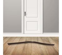 Sello inferior de puerta de PVC de 90 cm, reductor de ruido del viento | Diseño de 3 capas, bloquea el viento y el polvo, se adapta a puertas de 90 cm, PVC flexible, se pega rápidamente