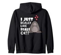 Sello Lindo Que Realmente me Gustan los Sellos, ¿de Acuerdo? Sudadera con Capucha