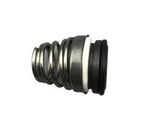 Sello mecánico del eje 1 Uds serie 155 CE-CA-NBR o SiC-SiC-FKM 10-50mm sello de eje mecánico de bomba de agua con resorte de una sola bobina(CE-CA-NBR 155,38mm)