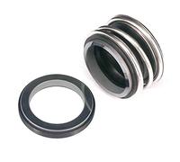Sello mecánico para bombas de agua, Diámetro interior Anillo SiC/SiC Sello mecánico Sello de agua Sello del eje Resorte en espiral simple for bomba de agua Cilindro de aceite Cojinete 1/109 a prueba d