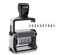 Sello Numerador Professional Trodat 55510 Autoentintable - 10 cifras de cambio manual, tinta negra