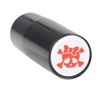 Sello para pelotas de tenis, marcador impermeable reutilizable con patrón de calavera de | Accesorios deportivos portátiles, plantilla de tinta compacta para una fácil identificación
