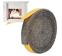 Sello para puerta de chimenea - Fibra de vidrio | autoadhesivas, cinta para juntas de vidrio para ventanas de estufas | Estufas de Leña de Carbón, Interiores, Exteriores