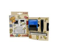 Sello para ropa y libros. Marcador personalizable con abecedario e iconos | Kit con sello autoentintable, letras intercambiables y cinta textil para identificar ropa, mochilas, toallas y más.