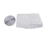 Sello para unidades portátiles de aire acondicionado, poliéster grueso, revestimiento plateado, tira resistente a la intemperie con cierre de cremallera, lazos reutilizables para ventanas oscilantes