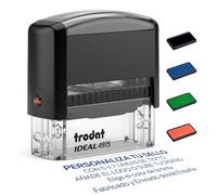 Sello Personalizado TRODAT 4915 - Sello Personalizado para Empresas - Carimbo Personalizado - Sellos Caucho Personalizados Logo - Sellos OFICINA automático - Cuño Personalizado - STAMPA (70x25 mm.)