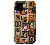 Sello Postal de Halloween, Fantasma, Retro, Vintage, Espeluznante Carcasa para iPhone 11