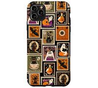 Sello Postal de Halloween, Fantasma, Retro, Vintage, Espeluznante Carcasa para iPhone 11 Pro MAX