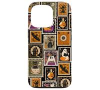 Sello Postal de Halloween, Fantasma, Retro, Vintage, Espeluznante Carcasa para iPhone 13 Pro