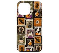 Sello Postal de Halloween, Fantasma, Retro, Vintage, Espeluznante Carcasa para iPhone 13 Pro MAX