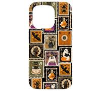 Sello Postal de Halloween, Fantasma, Retro, Vintage, Espeluznante Carcasa para iPhone 15 Pro