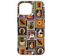 Sello Postal de Halloween, Fantasma, Retro, Vintage, Espeluznante Carcasa para iPhone 16 Pro MAX