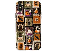 Sello Postal de Halloween, Fantasma, Retro, Vintage, Espeluznante Carcasa para iPhone X/XS
