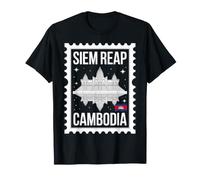 Sello Postal de Siem Reap Camboya Camiseta