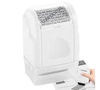 Sello Protector, Sello De Protección De Identidad, Rodillo De Bloques De Seguridad, Protector De Tinta Impermeable, Herramienta De Cobertura De Privacidad, 3.7 Cm, Para Escribir Tareas