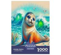 Sello Puzzle Imposible,desafío para Adultos Juego EduGatoivo 1000 Piezas Obra De Arte De Juego De para Adultos Y Niños Mayores De 12 Años 70x50cm/1000pcs