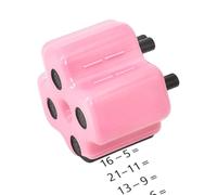 Sello Rodillo Problemas Matemáticos | 4 En 1 Multiplicación División Juegos Didácticos Números,Rodillo Entintado de Matemáticas,Para Hogar Escuela Jardín De Infancia Niños Niñas