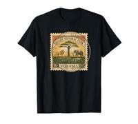 Sello Safari Africano Parque Nacional Kruger Postage Vintage Camiseta