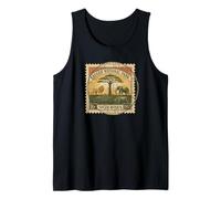 Sello Safari Africano Parque Nacional Kruger Postage Vintage Camiseta sin Mangas
