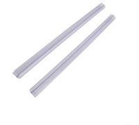 Sello transparente de repuesto para puerta de ducha de 50 cm de longitud para vidrio de 6 a 15 mm de grosor, no necesita pegamento, barrera hermética en forma de D (8 mm)
