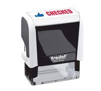 Sello Trodat, 18 x 46 mm, Printy Office, autoentintable, blanco