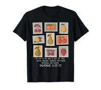Sello Vintage de la Biblia Christian Fruit of The Spirit Camiseta