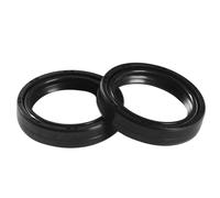 Sello y cubierta de aceite del amortiguador de horquilla delantera de motocicleta Compatible con X9 125 200 Evolution 1998 1999 2000 2001 2002 2003 2004 2005(2pcs oil seal)