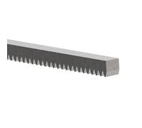 Sellon24 Cremallera de acero galvanizado 30 x 30 mm longitud 1 m módulo 6 puertas correderas hasta 5000 kg
