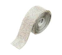 Sellos adhesivos para embalajes, Cintas autoadhesivas de diamantes imitación 1 yarda, multicolor, varios anchos, for manualidades(Multicolor,10 rows(2cm))