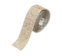 Sellos adhesivos para embalajes, Cintas autoadhesivas de diamantes imitación 1 yarda, multicolor, varios anchos, for manualidades(Yellow,7 rows(1.5cm))