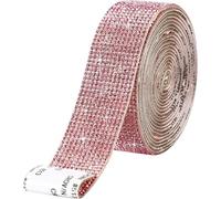 Sellos adhesivos para embalajes, Cintas autoadhesivas de diamantes imitación multicolor 0,9 a 3 cm(1yard Color15,1.7 cm)