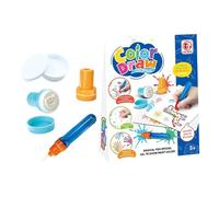 Sellos de animales: sello de pintura de 10,24x2,17x7,87 pulgadas, plantillas de pintura facial reutilizables, pincel de plantillas de marcador de tinta | Sellos de tela resistentes para niños, maestro