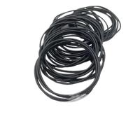 Sellos de caucho de nitrilo NBR de 2 mm de diámetro exterior de 5 mm a 50 mm, 20 piezas compatibles con cinta transportadora y sistemas de bomba