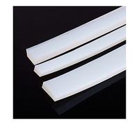 sellos de caucho de silicona cuadrados, Tira de caucho de silicona cuadrada, burlete, junta de sellado, blanco, varios tamaños (2 x 2 mm - 4 x 7 mm), longitudes de 1 a 10 metros.(2mmx50mm(2m))