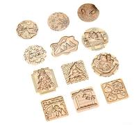 Sellos de cera únicos para envolver las fiestas con temas navideños vintage (10)