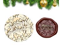 Sellos de de sellado, sellos de cobre, kit de sellos de sellado de Navidad