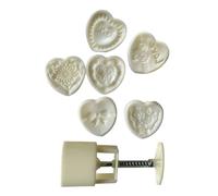 Sellos de galletas en forma de corazón, judías verdes, moldes para tartas, sellos en forma de corazón para bodas y fiestas