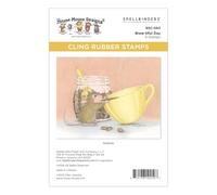 Sellos de goma Brew-Tiful Day Cling de The House-Mouse Heart and Soul Collection