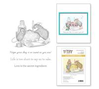 Sellos de goma con ingredientes secretos de la colección House-Mouse Heart and Soul