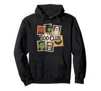 Sellos de Halloween Vintage Spooky Temed The Boo Club Sudadera con Capucha